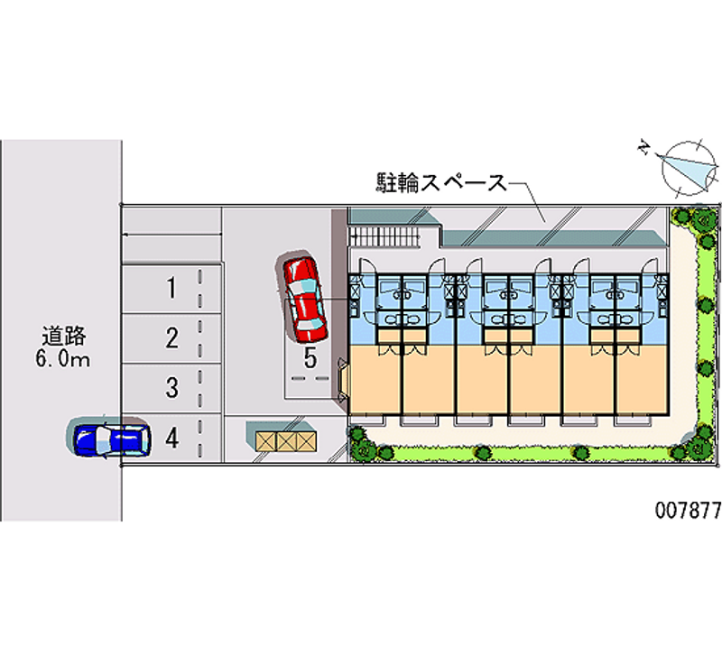 レオパレスチェリーブロッサムズ 月極駐車場