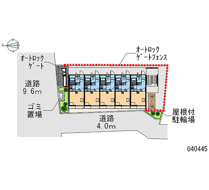 レオパレスプラエ 区画図