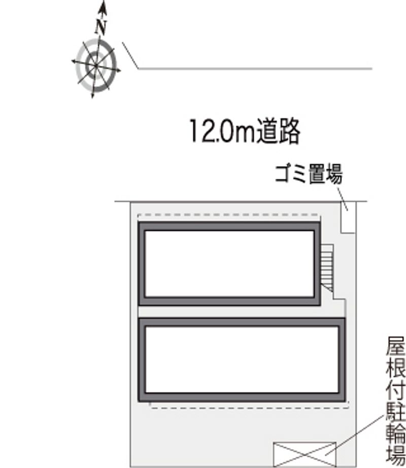 レオパレスことぶき 配置図