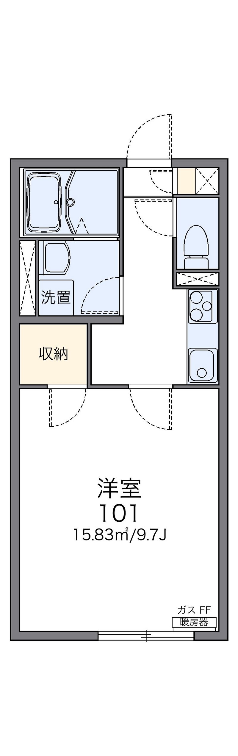 leopalace Smile Sơ đồ nhà