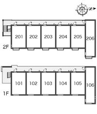 クレイノラーラⅡ 間取配置図