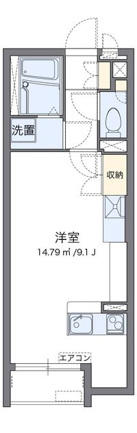 ミランダＫＵＲＯＳＵＮＡ 間取り図