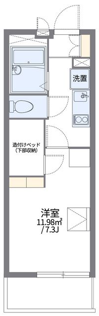 レオパレス東大城 間取り図