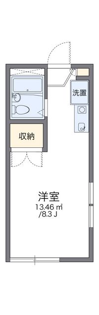 レオパレスリュミエール 間取り図