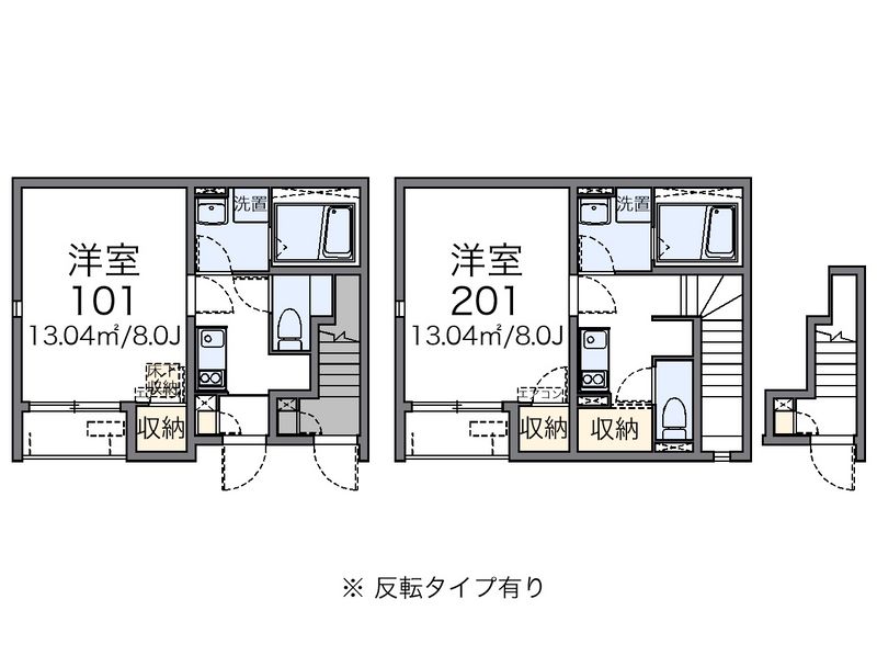 レオネクストＨｏｎｅｙｌａｋｅ 間取図