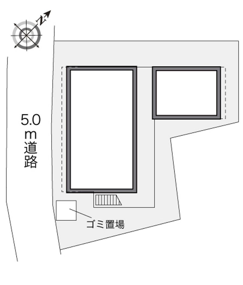 レオパレスみずほアネックス 配置図