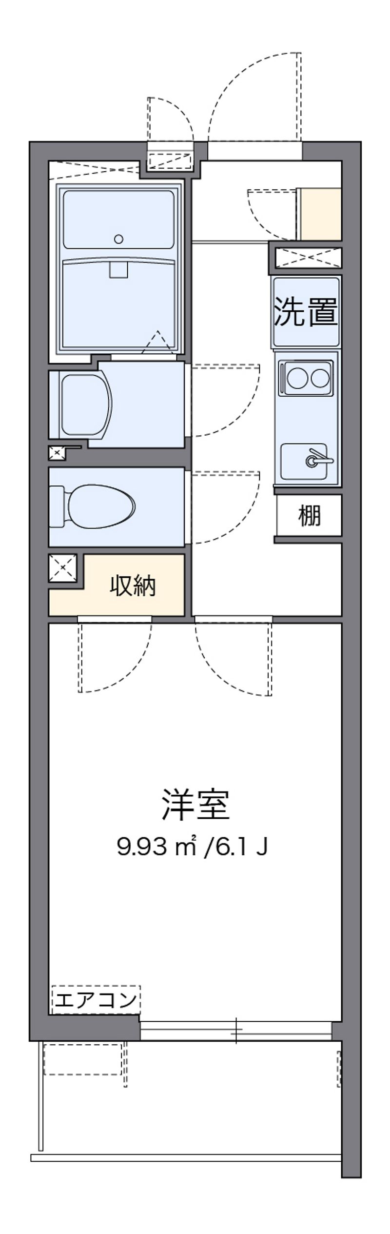 クレイノフラットメイト桜 間取り