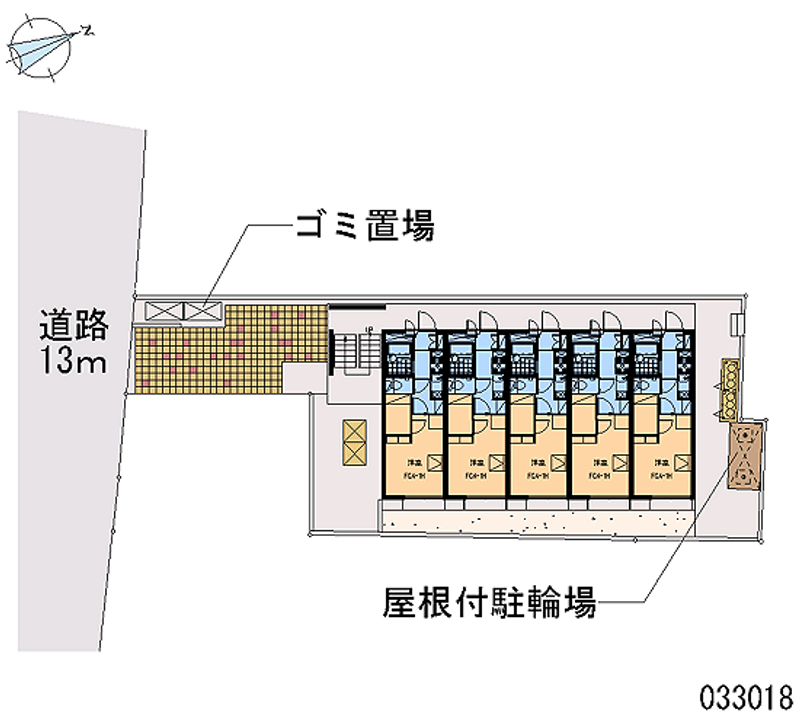 レオパレスレジデンス高橋 区画図
