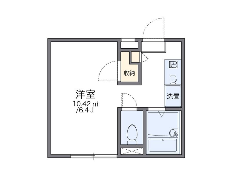 レオパレスＲ＆Ｓ 間取図