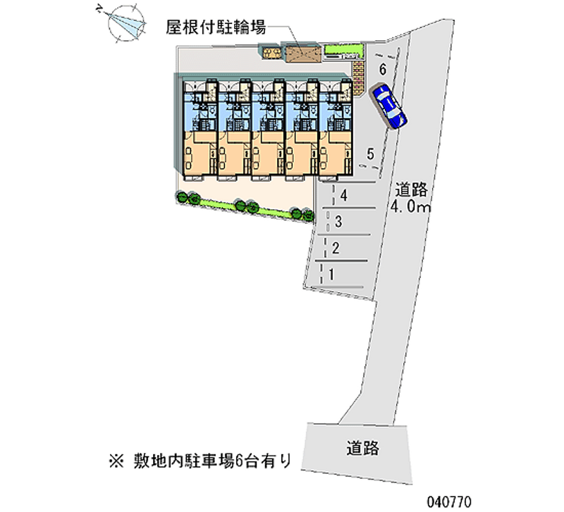 レオパレス汐海道 月極駐車場