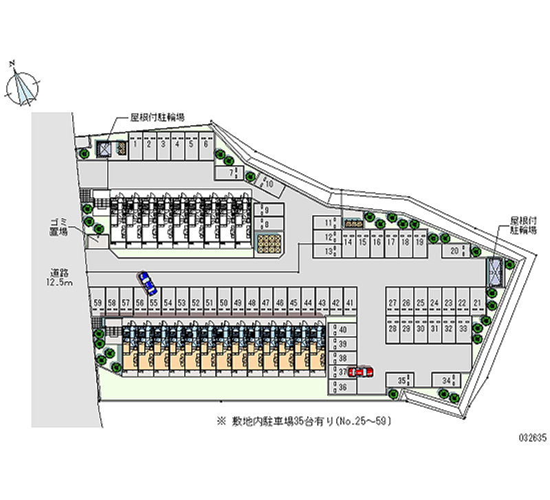 32635 Monthly parking lot