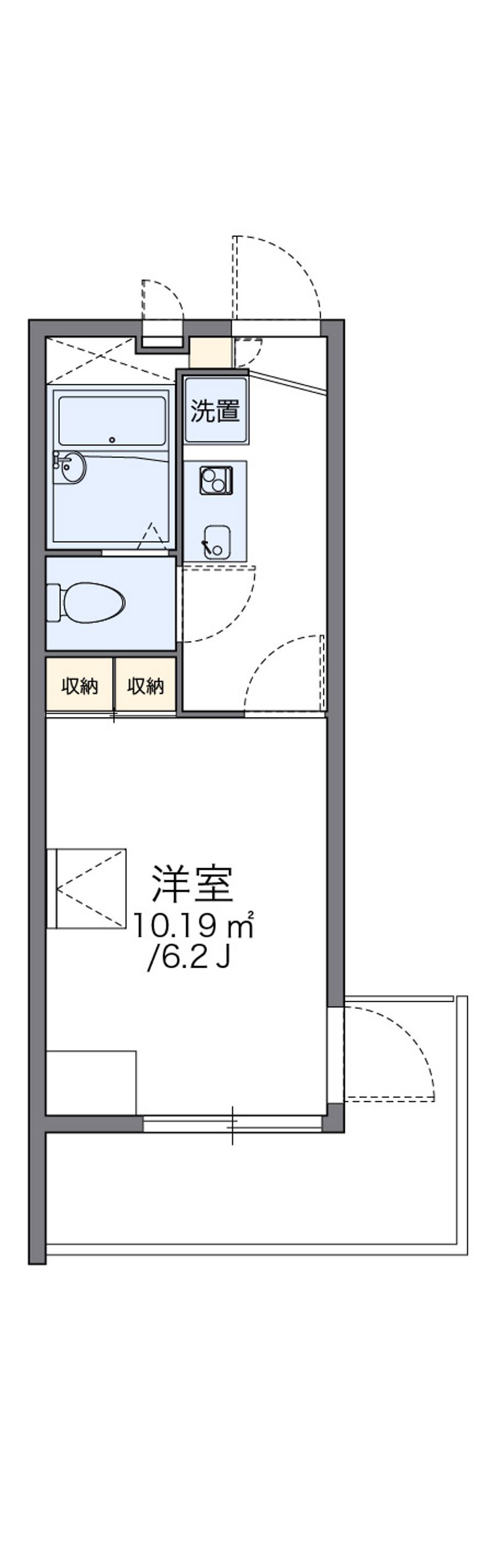 レオパレスＹＡＭＡＫＩ 間取図