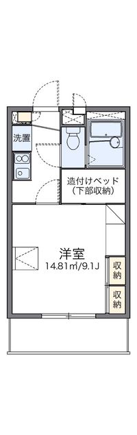 レオパレスアルナージ 間取り図