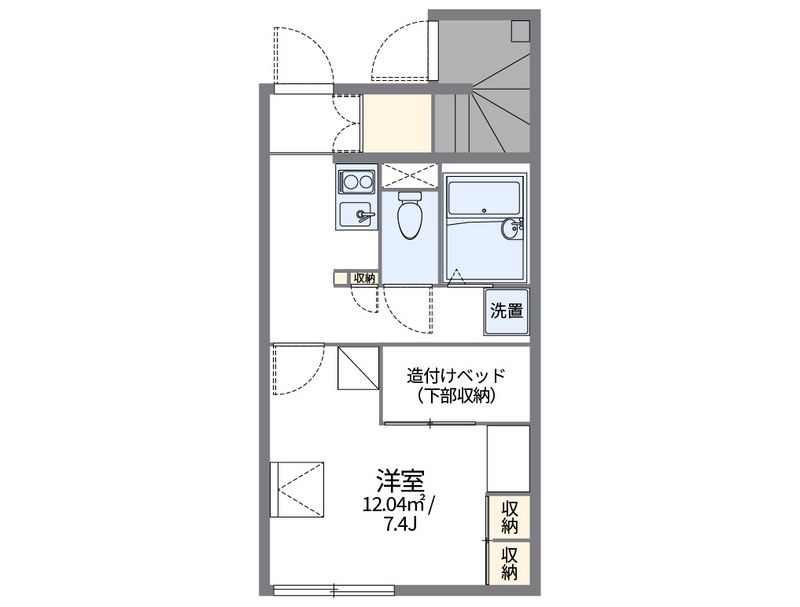 レオパレスソル 間取図