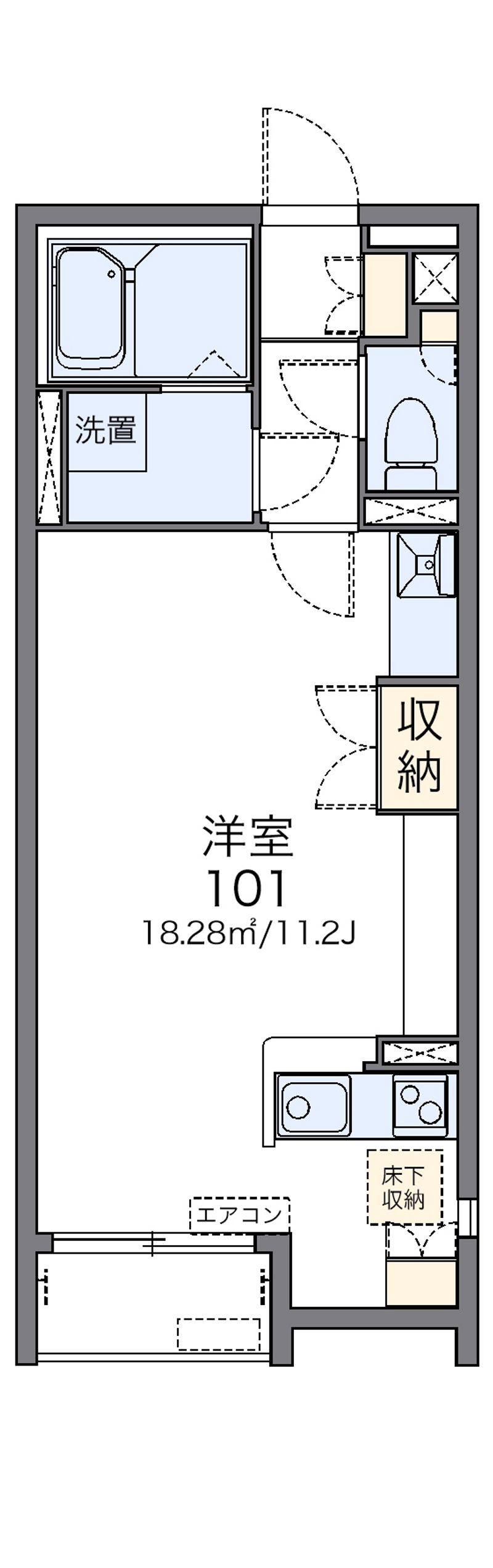 レオネクストコンフォート刀根山 間取図
