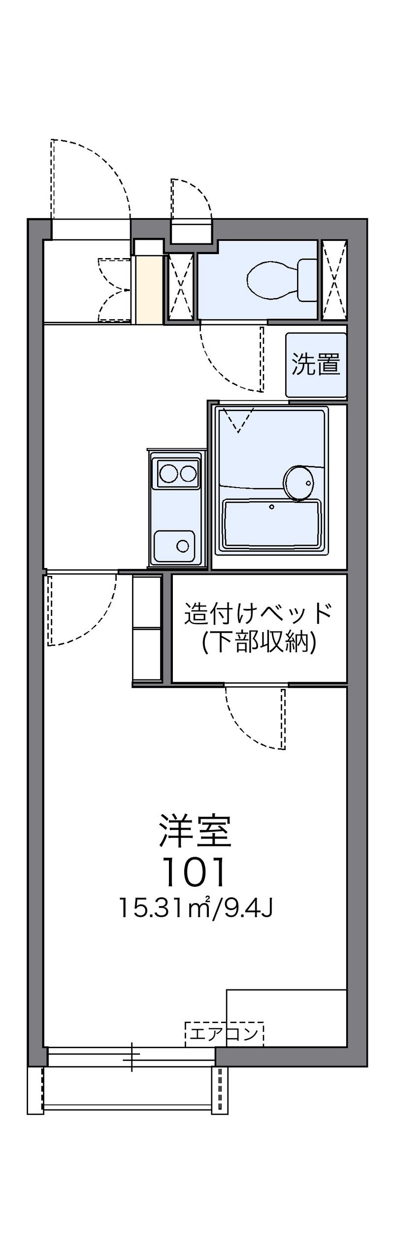レオネクストウエスト 間取図