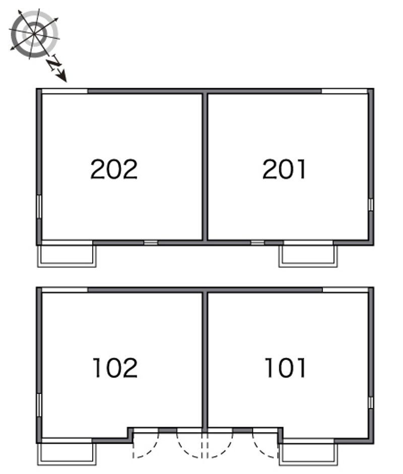 レオネクストグランマ　Ｋ　Ⅰ 間取り配置図