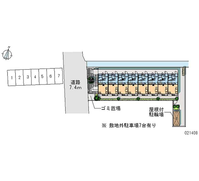 レオパレスルミエール 月極駐車場