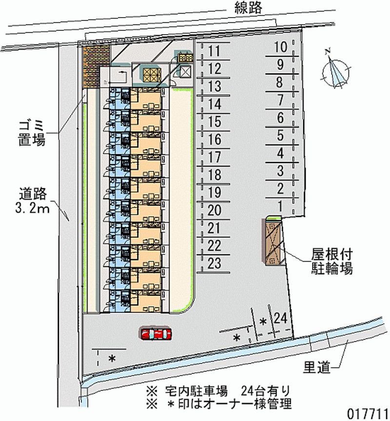 17711 Monthly parking lot