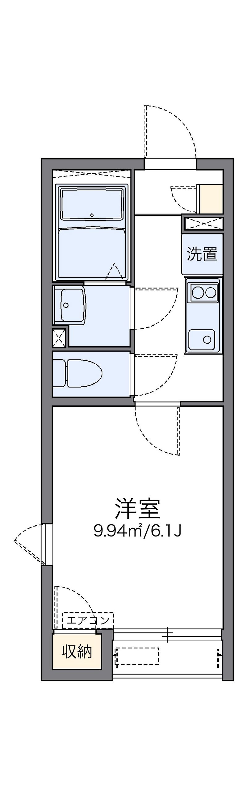 レオネクストファルコン２１ 間取図