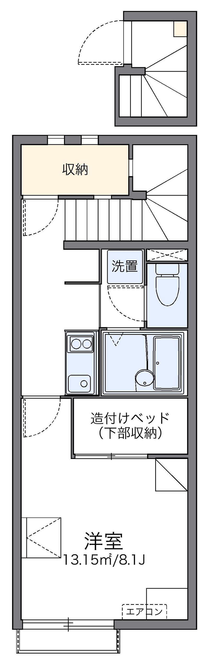 レオネクスト堂山ハウス 間取図