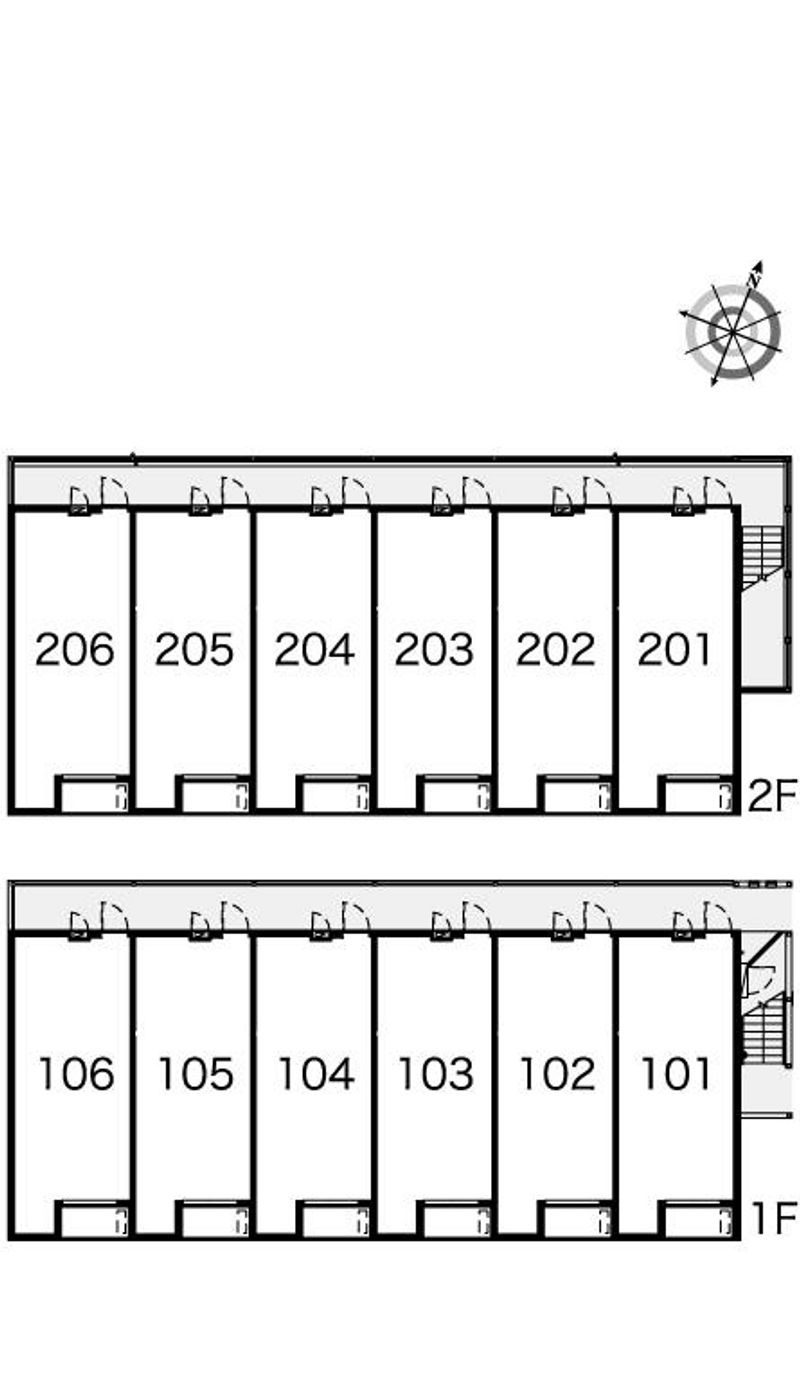 レオネクストメゾン柏井 間取り配置図