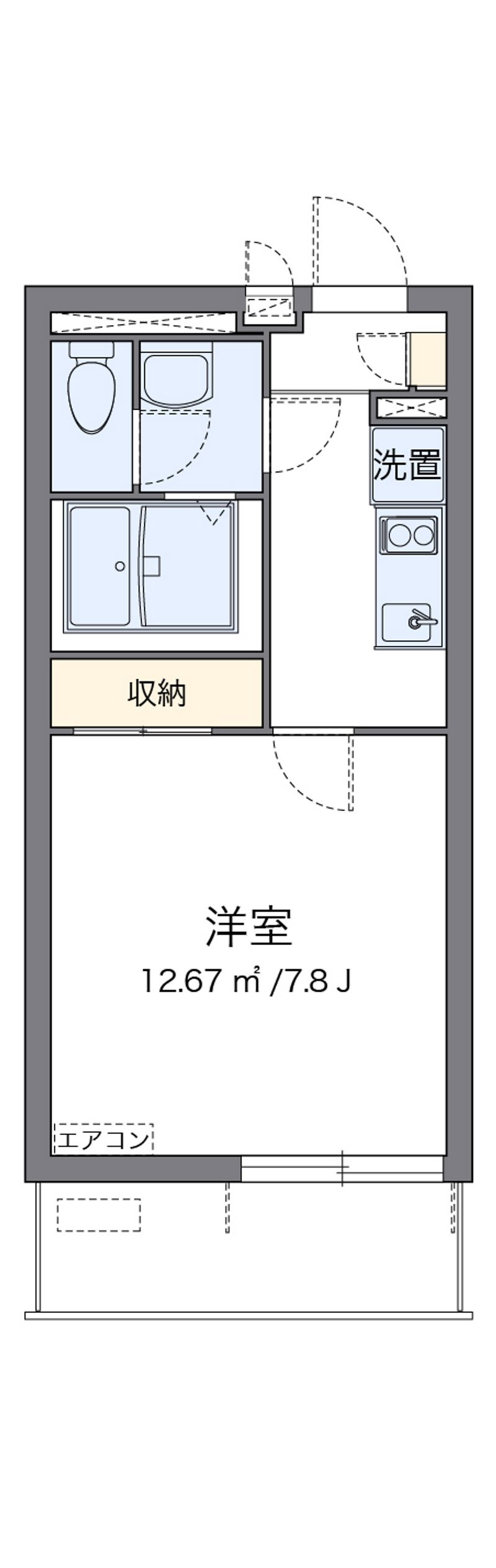 クレイノホーガ　スター 間取図