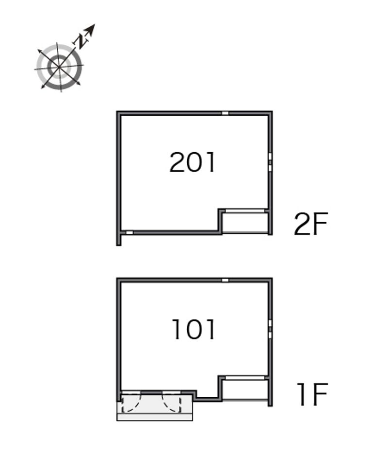 クレイノベストプレイスⅡ 間取配置図