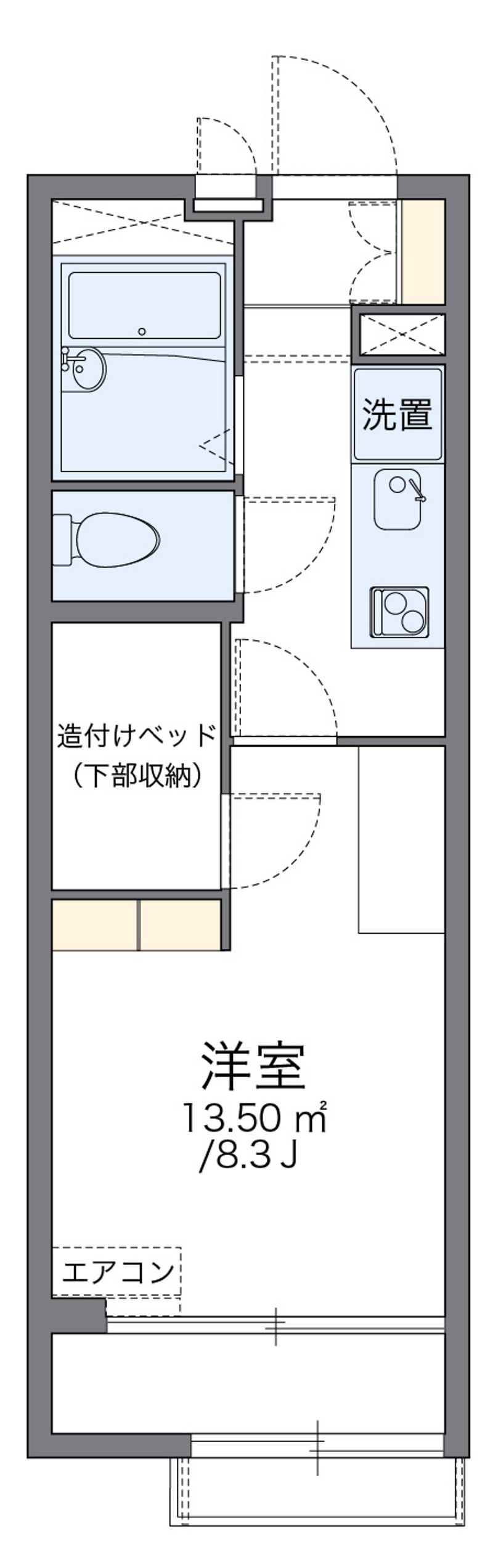 レオパレスバードⅡ 間取図