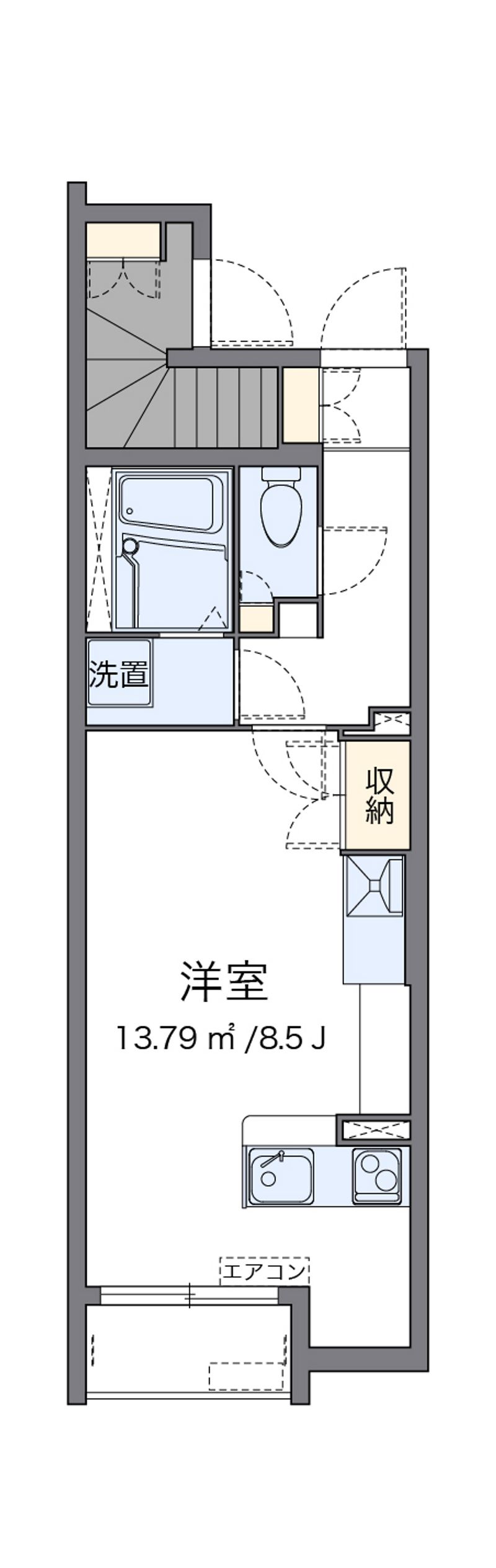 ミランダＫｏｎａ　Ｗｉｎｄ 間取図