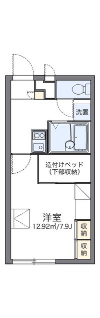 レオパレスＦｌｕｏｒｉｔｅ 間取り図