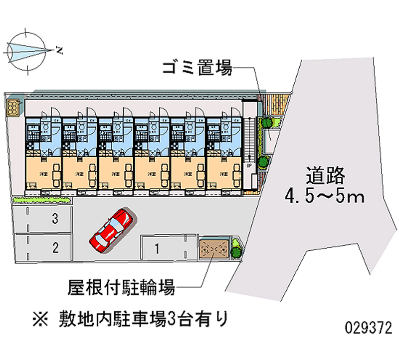 レオパレスＳＡ 月極駐車場