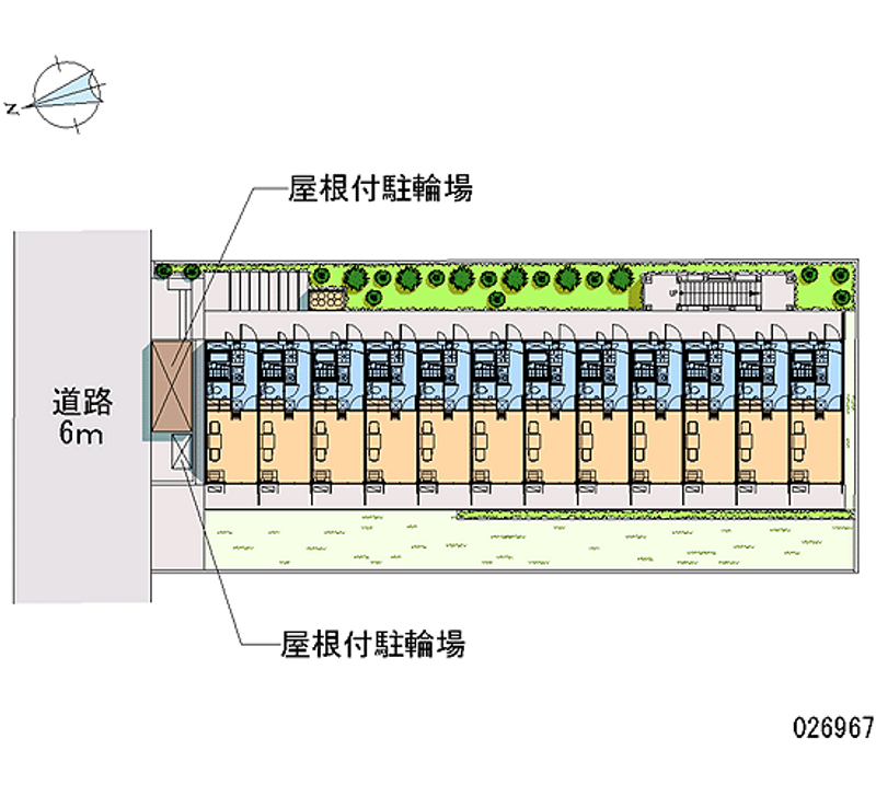 レオパレスヴィレッジ 区画図