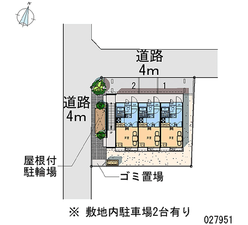 レオパレスナイスデイ 月極駐車場