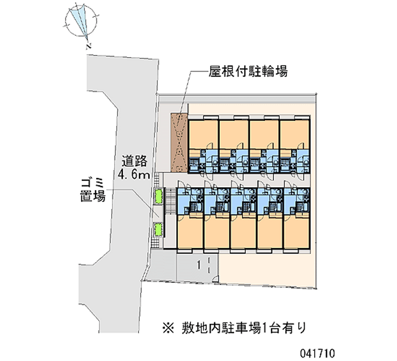 レオパレス浜３丁目 区画図