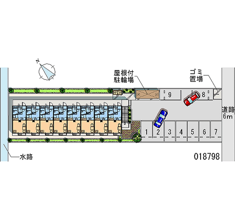 レオパレスコア 月極駐車場