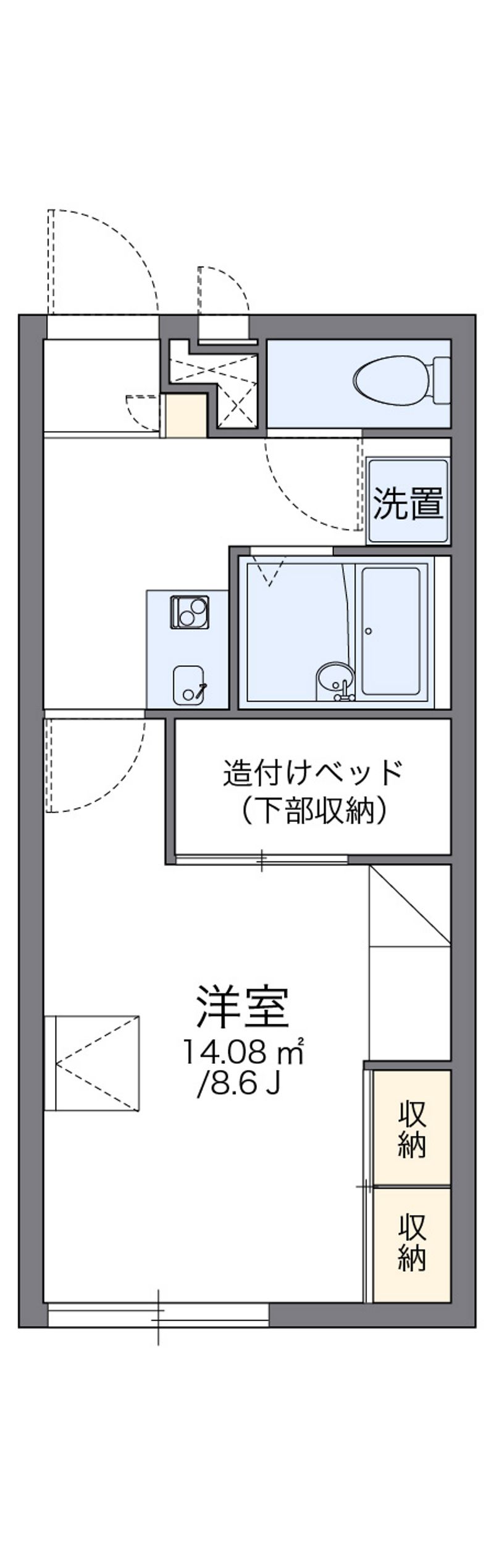 レオパレスＯＹＡＭＡ 間取図