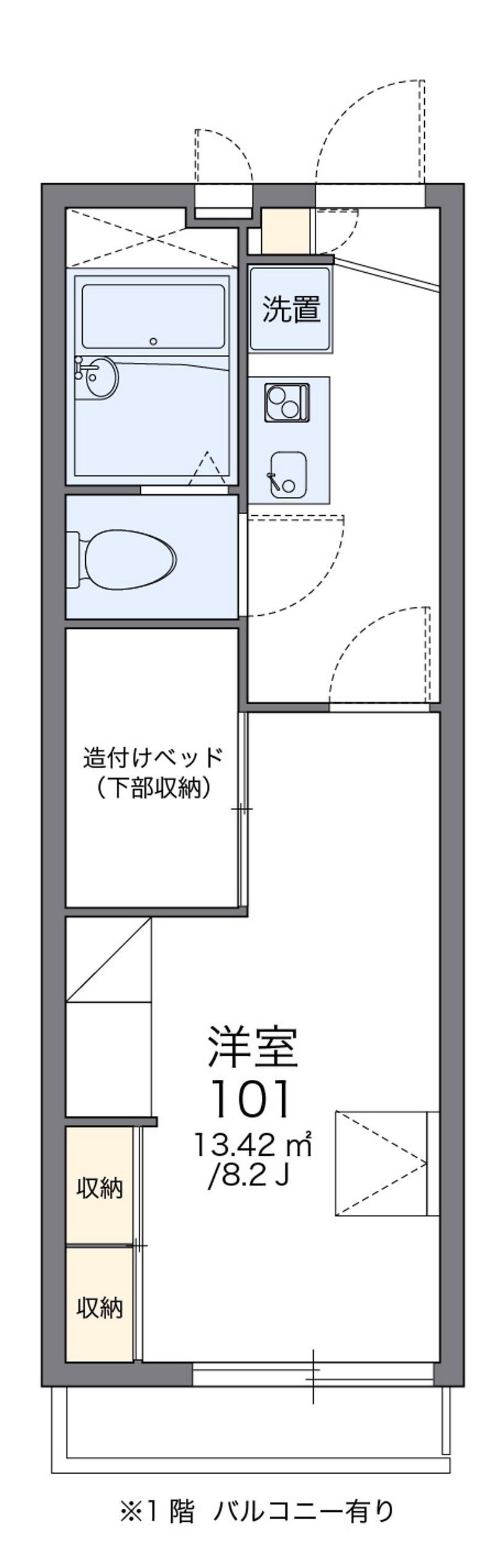 レオパレスパークハイムⅤ 間取図