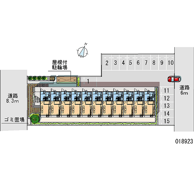 18923月租停車場