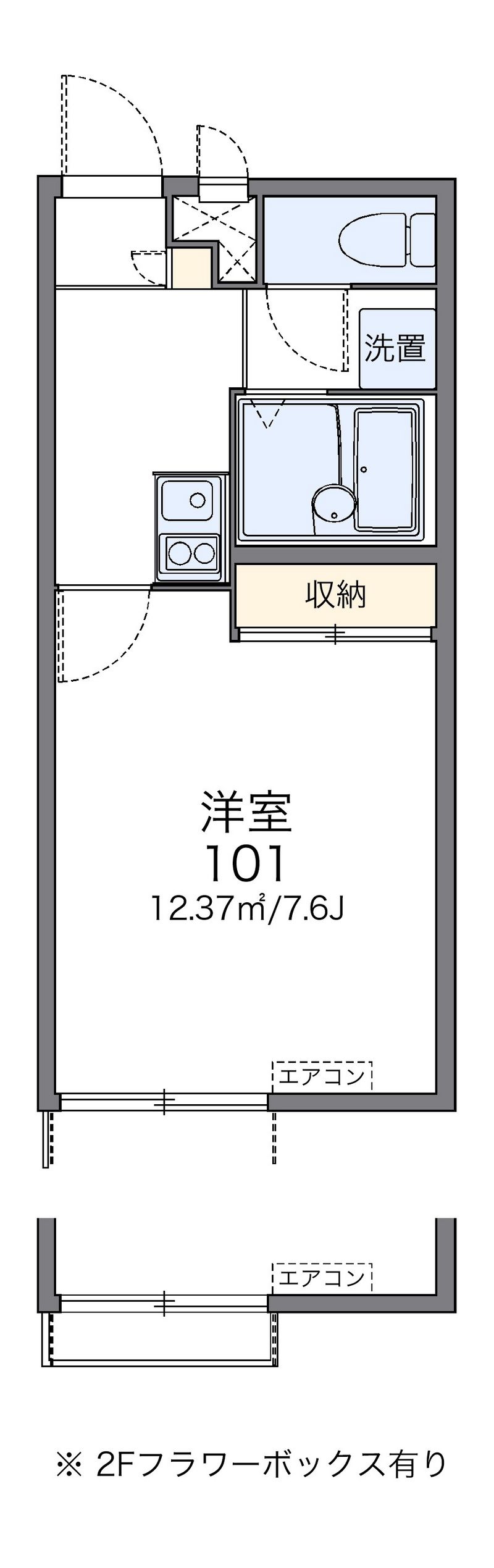 レオパレスＯＴＡＮＩⅡ 間取図