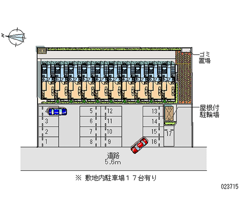 レオパレスピュアハイツ江木 月極駐車場