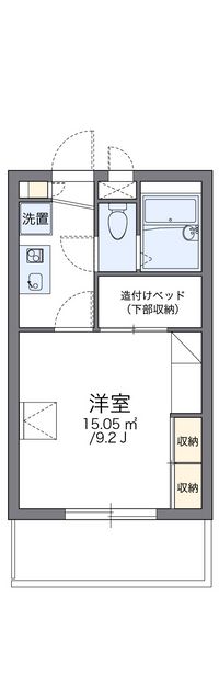 レオパレス松島中前 間取り図