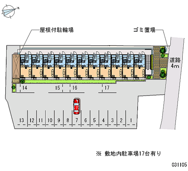 31105 Monthly parking lot