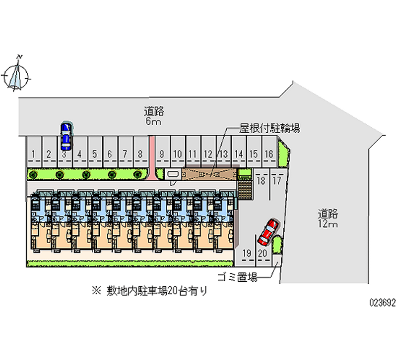 23692 Monthly parking lot