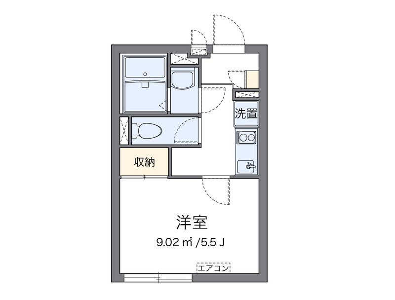 クレイノ三ヶ田 間取り