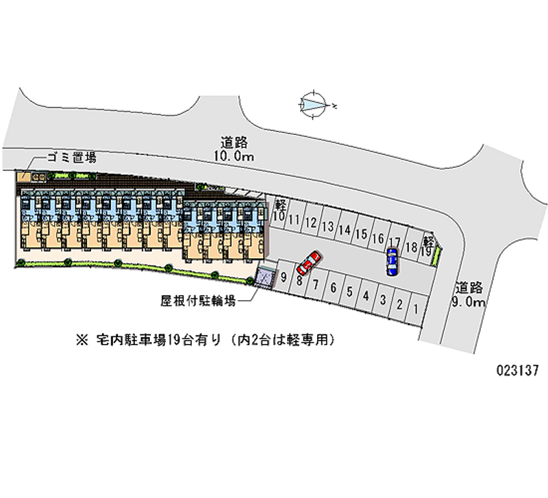 23137 Monthly parking lot