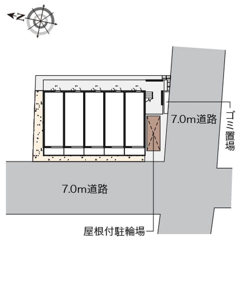 レオパレスＨＡＲＵ 配置図