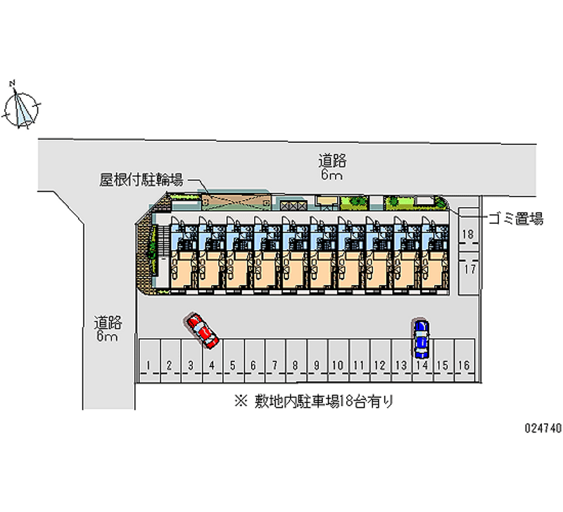 24740 bãi đậu xe hàng tháng