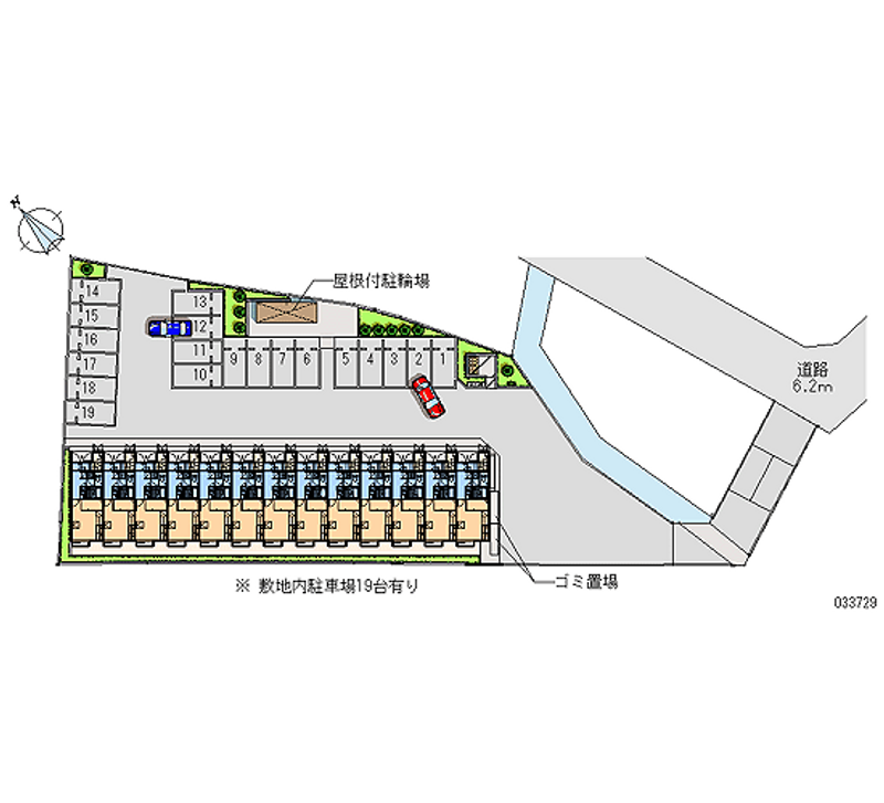 レオパレスｓｏｌｅｉｌ　総庭 月極駐車場