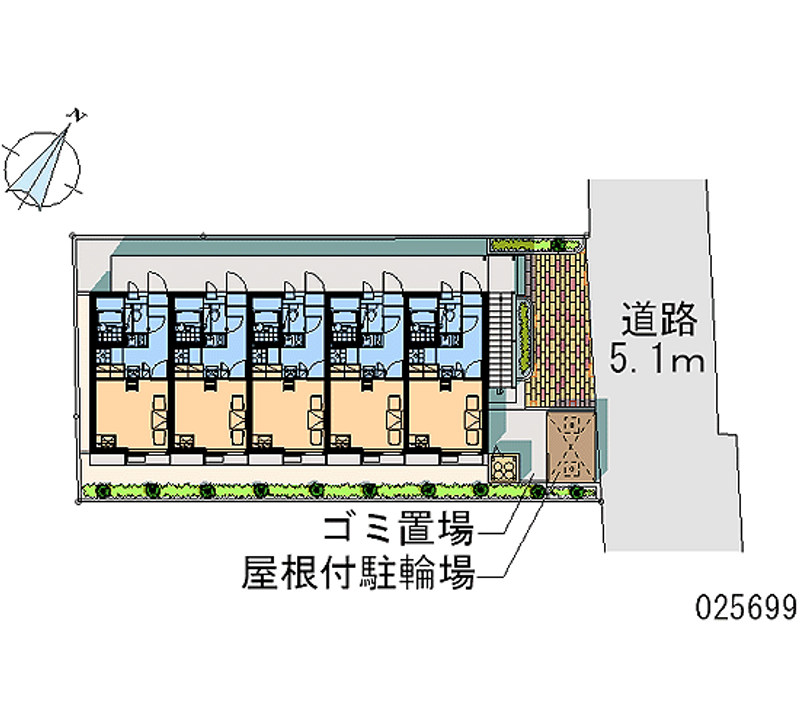 レオパレス扇 区画図